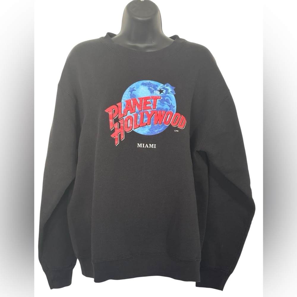 Vintage Planet Hollywood Black Sweater
